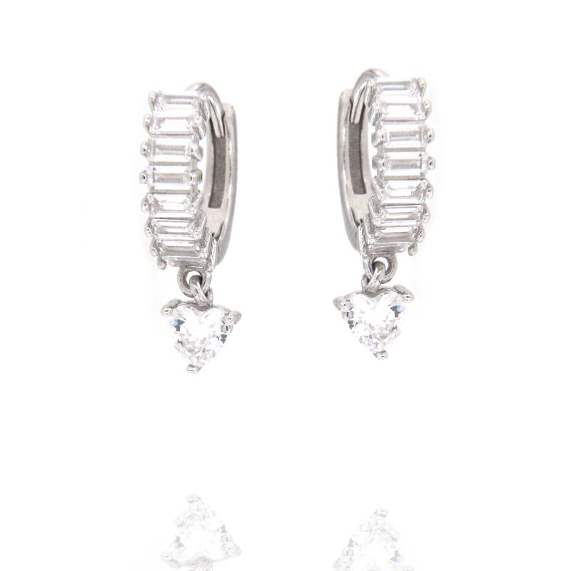 ORECCHINO ARGENTO ZIRCONE