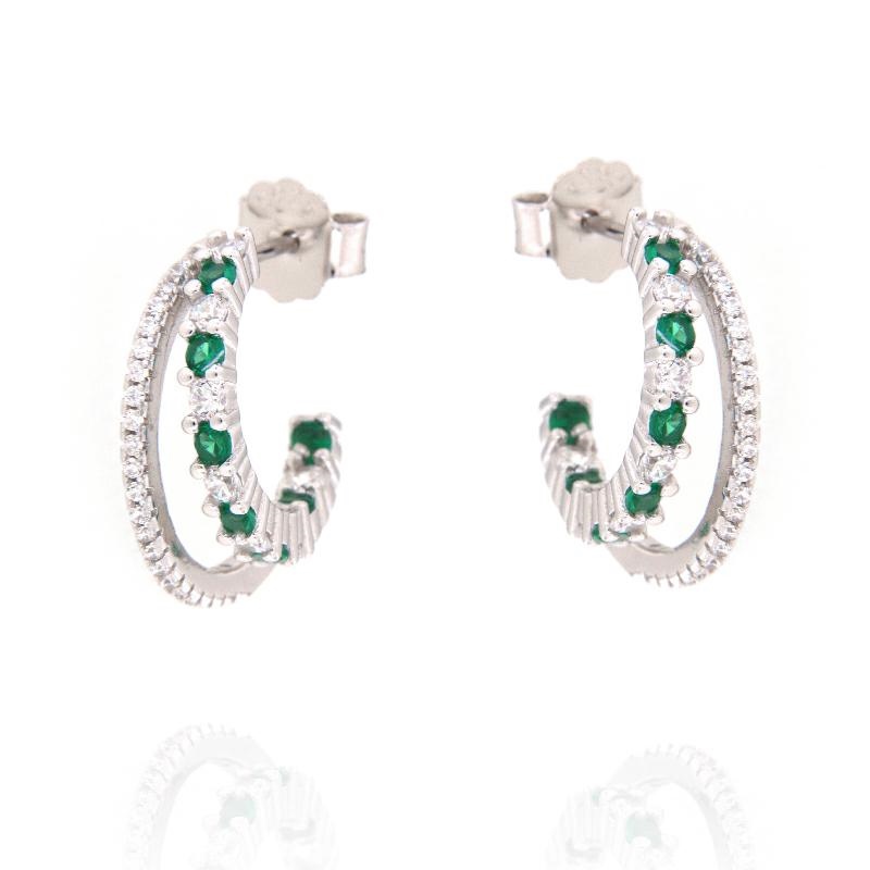ORECCHINO ARGENTO ZIRCONE
