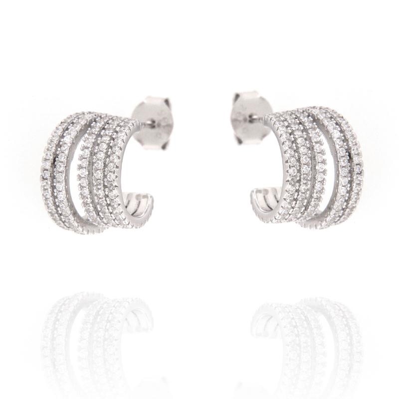 ORECCHINO ARGENTO ZIRCONE