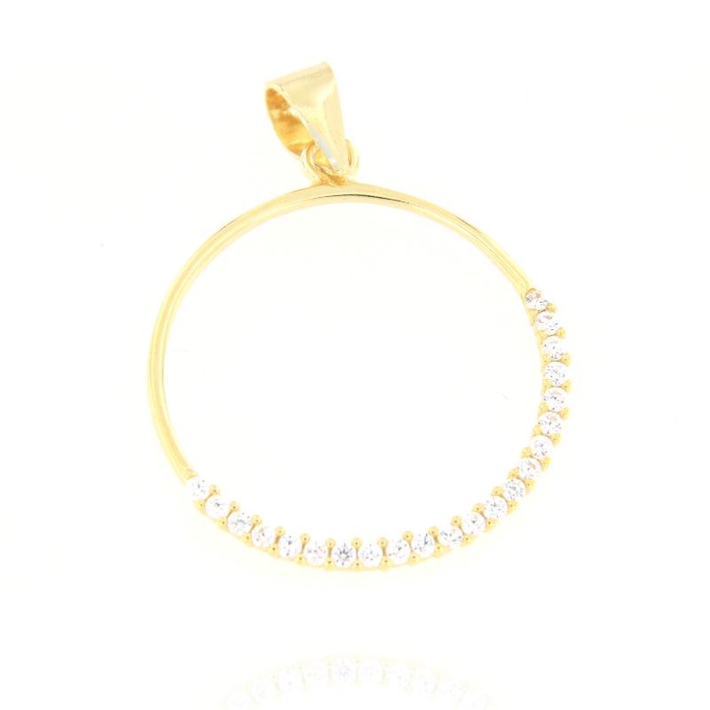 CIONDOLO ARGENTO ZIRCONE