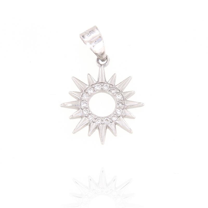 CIONDOLO ARGENTO ZIRCONE