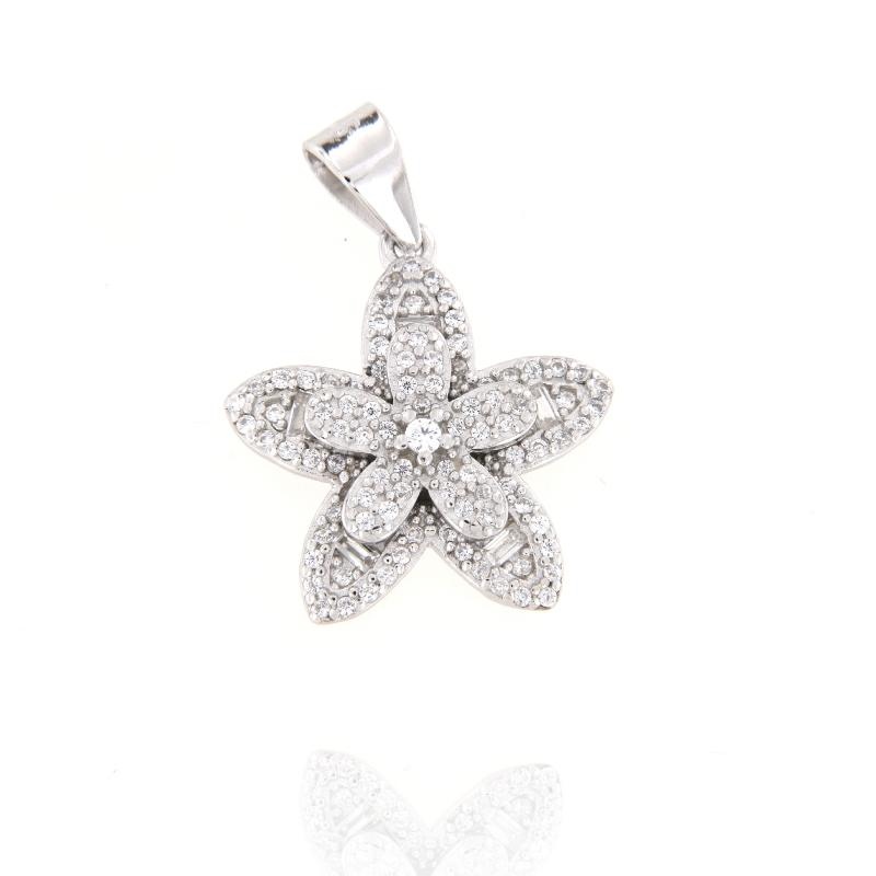 CIONDOLO ARGENTO ZIRCONE
