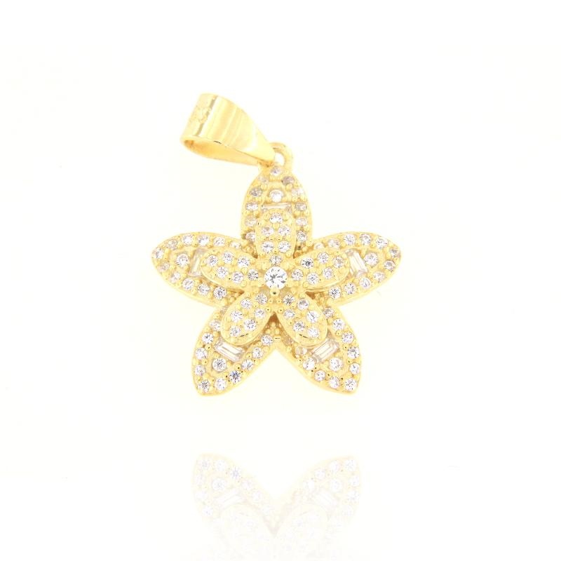 CIONDOLO ARGENTO ZIRCONE