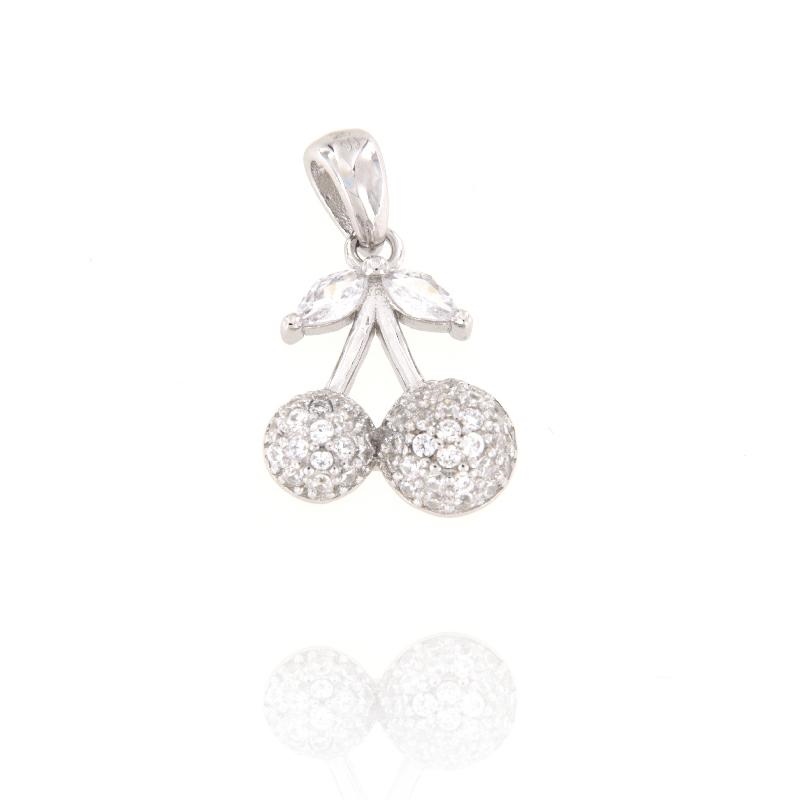 CIONDOLO ARGENTO ZIRCONE