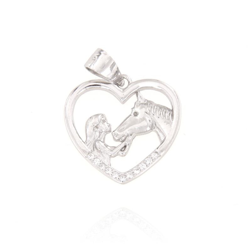 CIONDOLO ARGENTO ZIRCONE