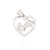 CIONDOLO ARGENTO ZIRCONE