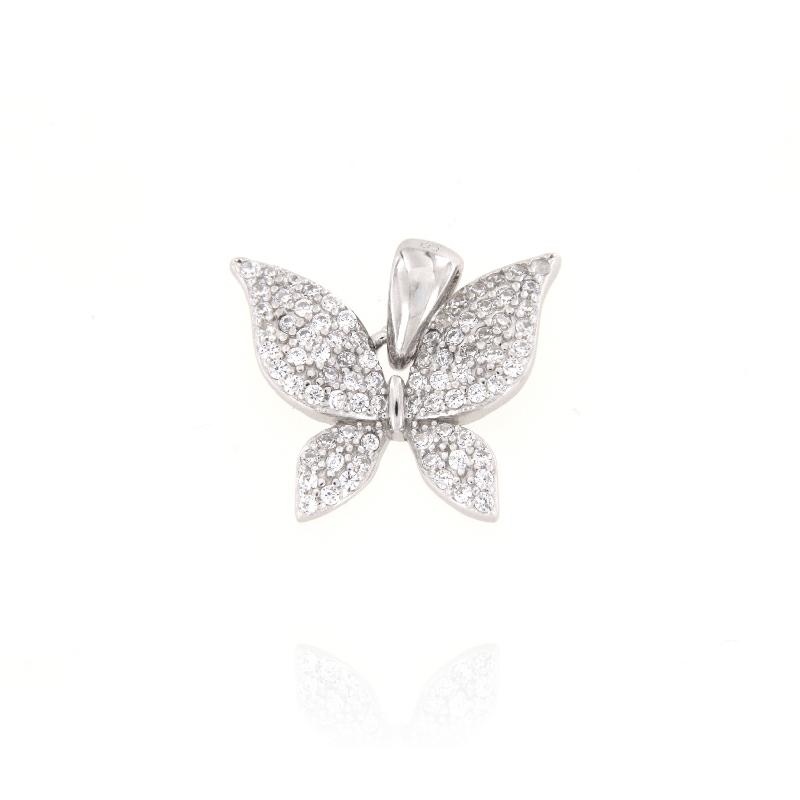 CIONDOLO ARGENTO ZIRCONE