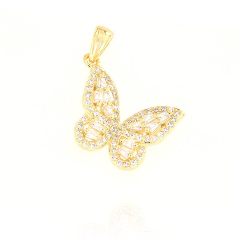 CIONDOLO ARGENTO ZIRCONE