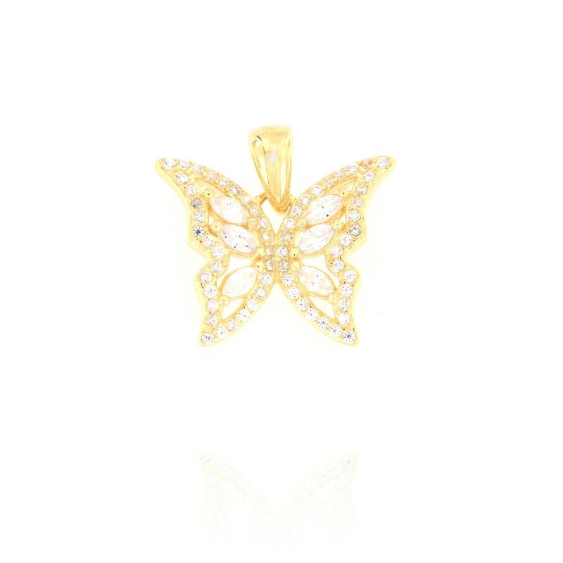 CIONDOLO ARGENTO ZIRCONE