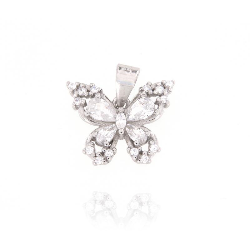 CIONDOLO ARGENTO ZIRCONE