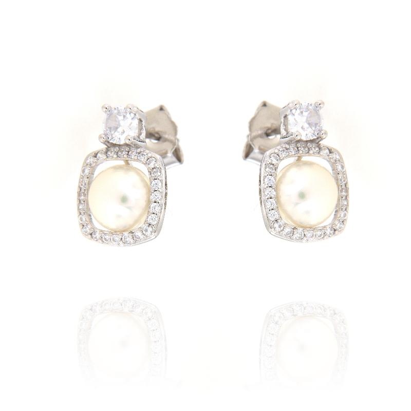 ORECCHINO ARGENTO ZIRCONE