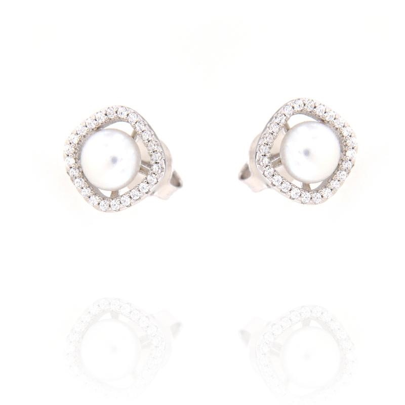 ORECCHINO ARGENTO ZIRCONE