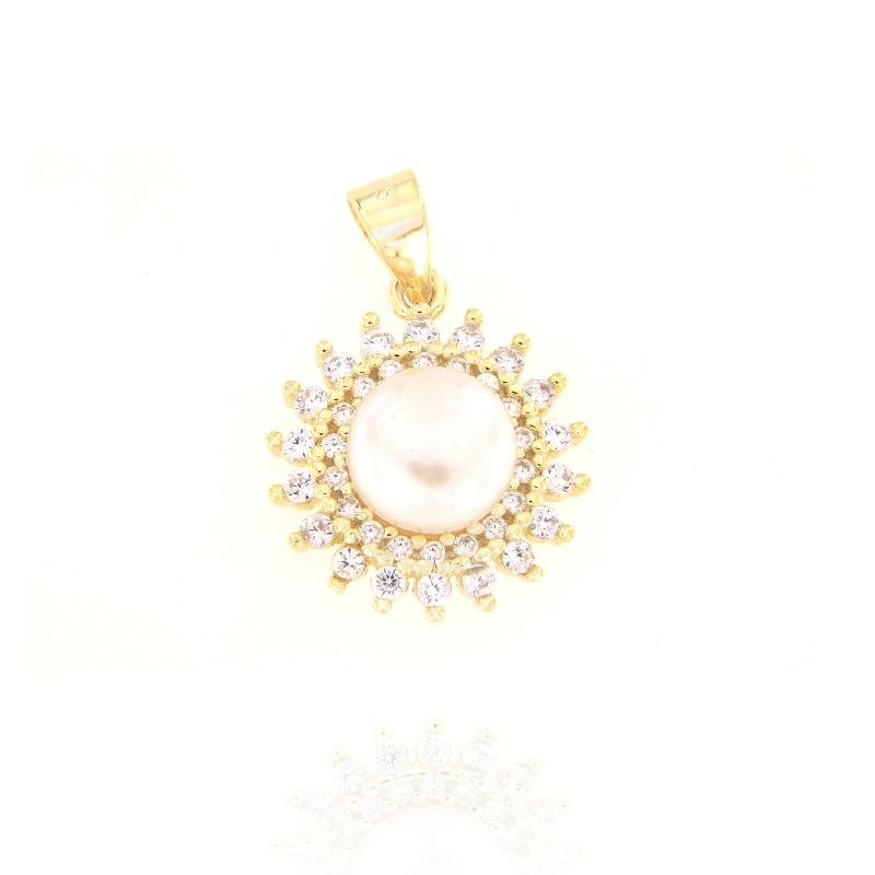 CIONDOLO ARGENTO ZIRCONE