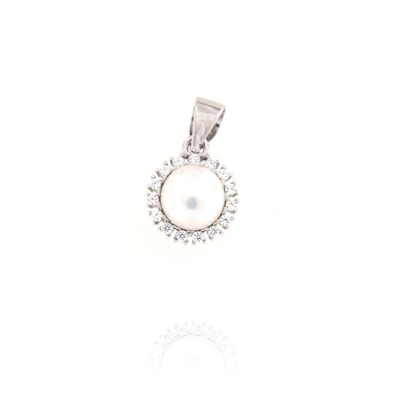 CIONDOLO ARGENTO ZIRCONE