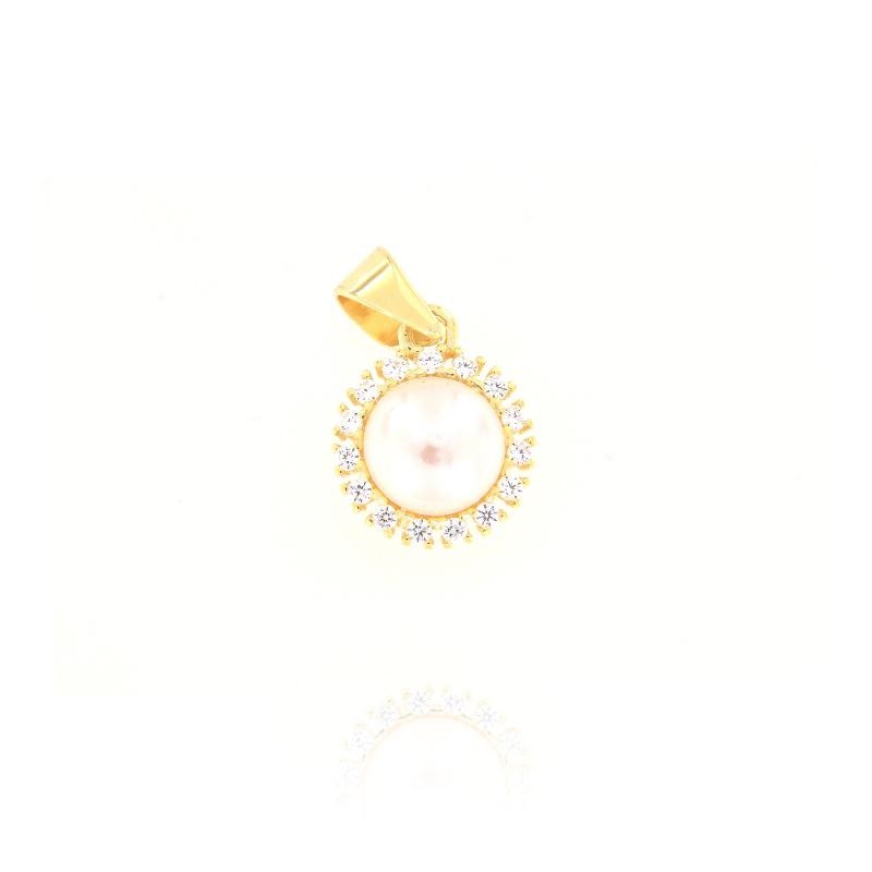 CIONDOLO ARGENTO ZIRCONE