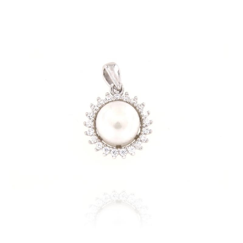 CIONDOLO ARGENTO ZIRCONE