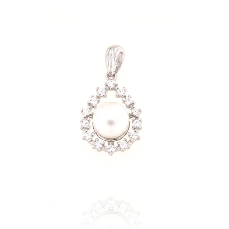 CIONDOLO ARGENTO ZIRCONE