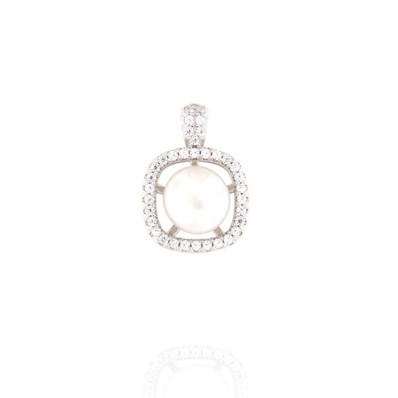 CIONDOLO ARGENTO ZIRCONE