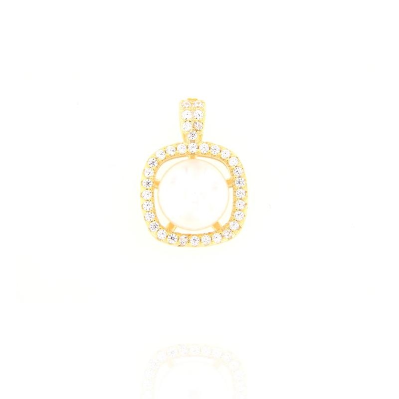 CIONDOLO ARGENTO ZIRCONE