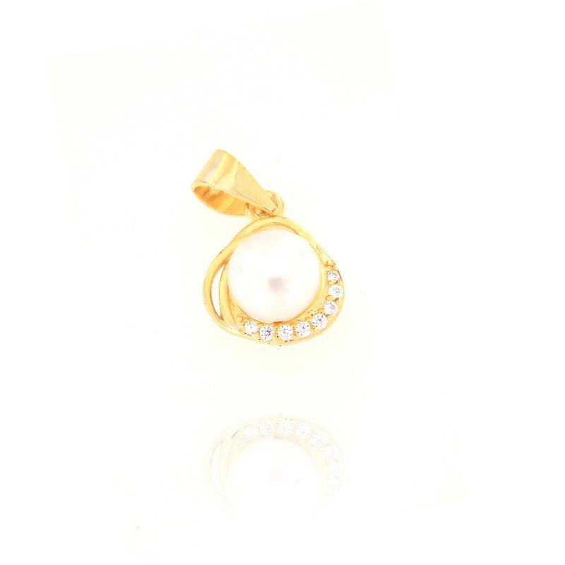 CIONDOLO ARGENTO ZIRCONE