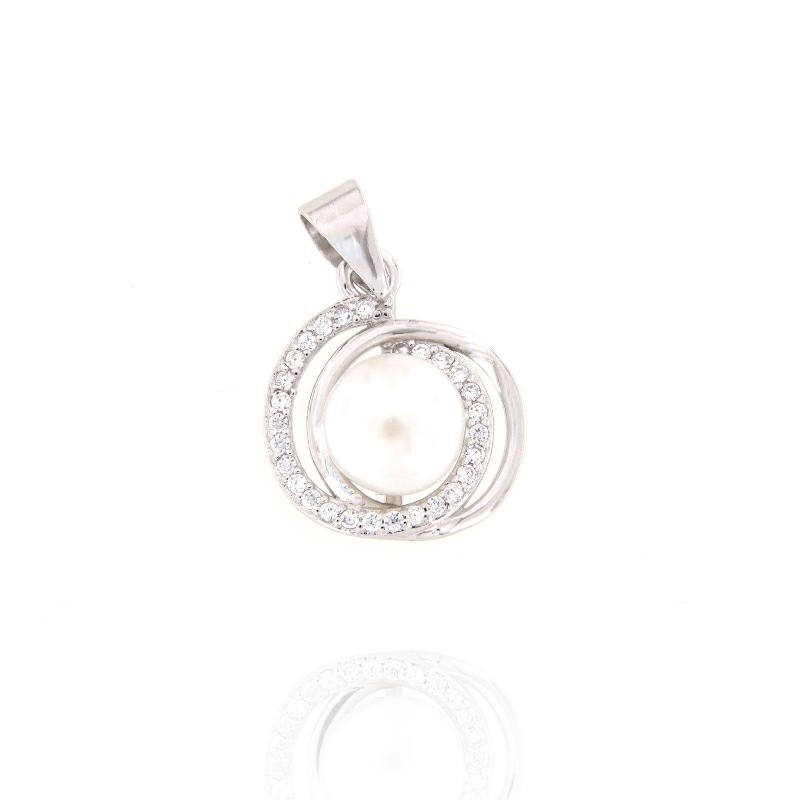 CIONDOLO ARGENTO ZIRCONE
