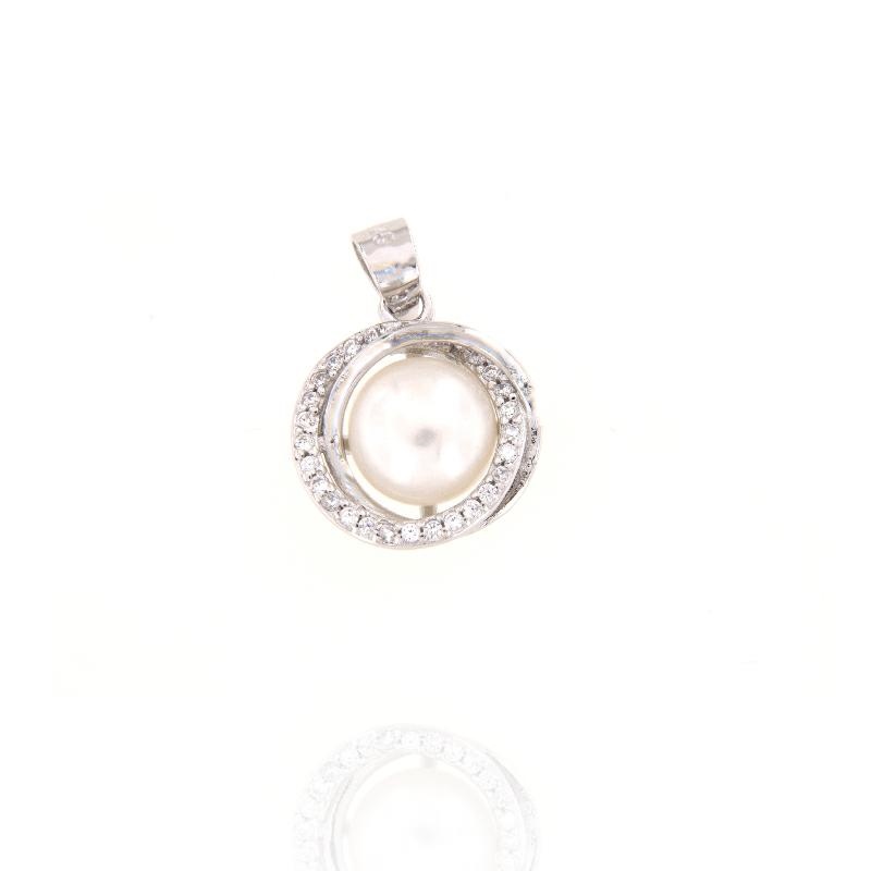 CIONDOLO ARGENTO ZIRCONE