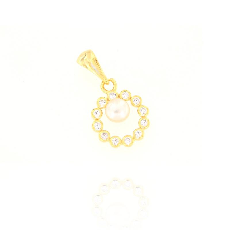 CIONDOLO ARGENTO ZIRCONE