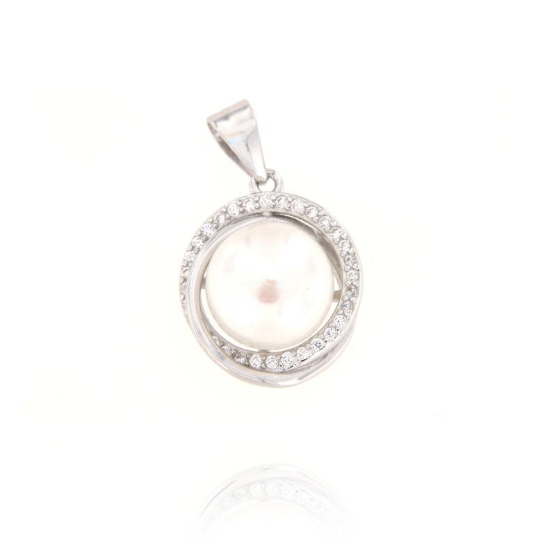 CIONDOLO ARGENTO ZIRCONE