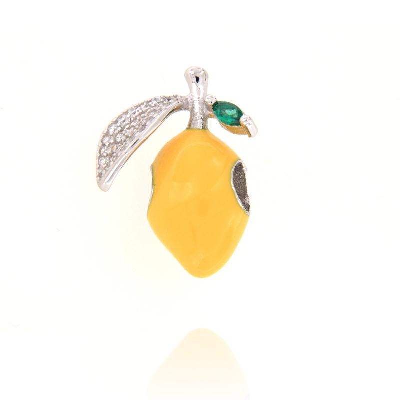 CIONDOLO ARGENTO ZIRCONE
