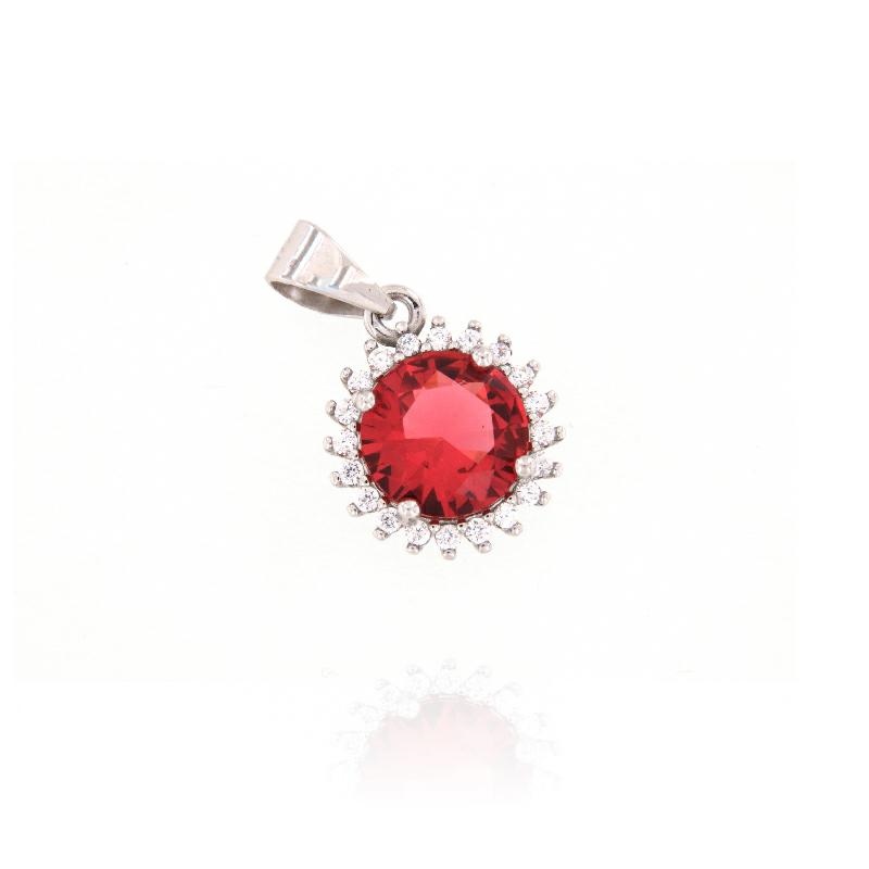CIONDOLO ARGENTO ZIRCONE