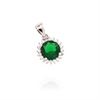 CIONDOLO ARGENTO ZIRCONE