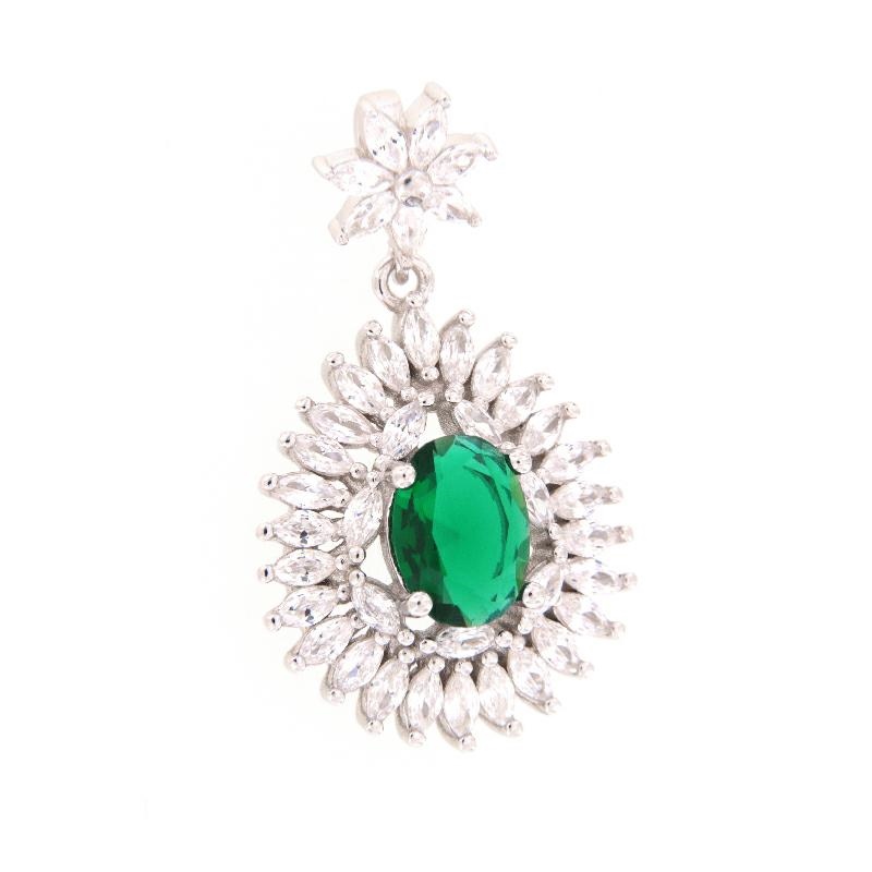 CIONDOLO ARGENTO ZIRCONE