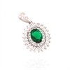 CIONDOLO ARGENTO ZIRCONE