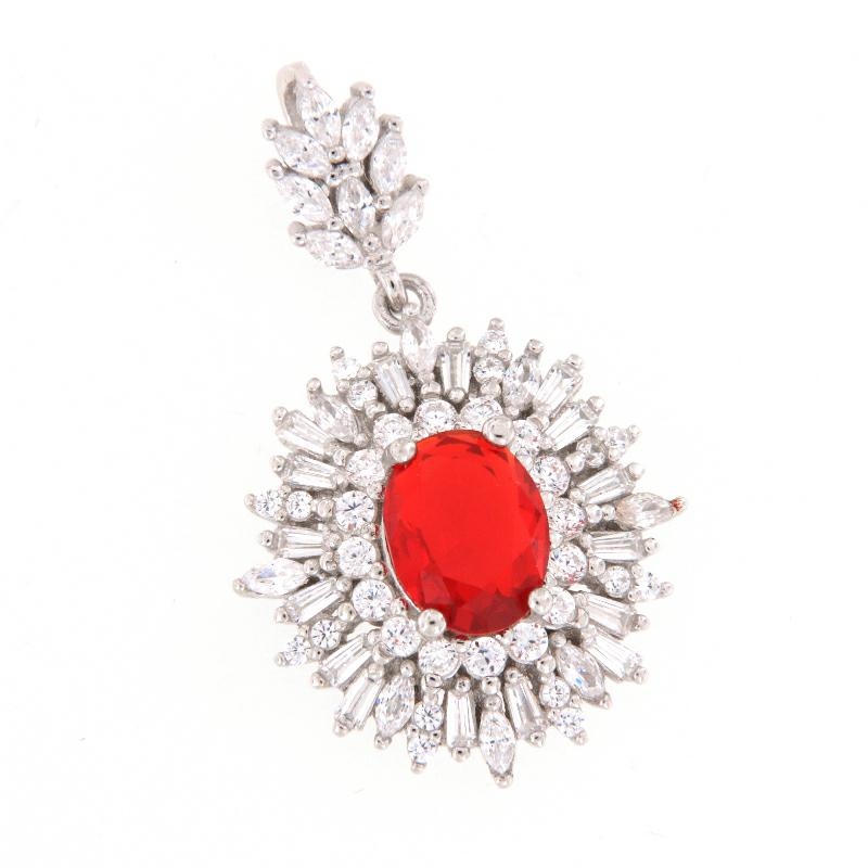 CIONDOLO ARGENTO ZIRCONE