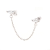 MONO ORECCHINO ARGENTO ZIRCONE