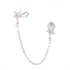 ORECCHINO MONO ARGENTO ZIRCONE 2PZ