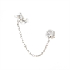 ORECCHINO MONO ARGENTO ZIRCONE 2PZ