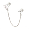 ORECCHINO MONO ARGENTO ZIRCONE 2PZ