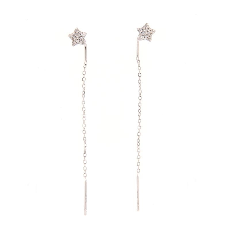 ORECCHINO ARGENTO ZIRCONE 3PZ