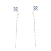 ORECCHINO ARGENTO ZIRCONE 3PZ