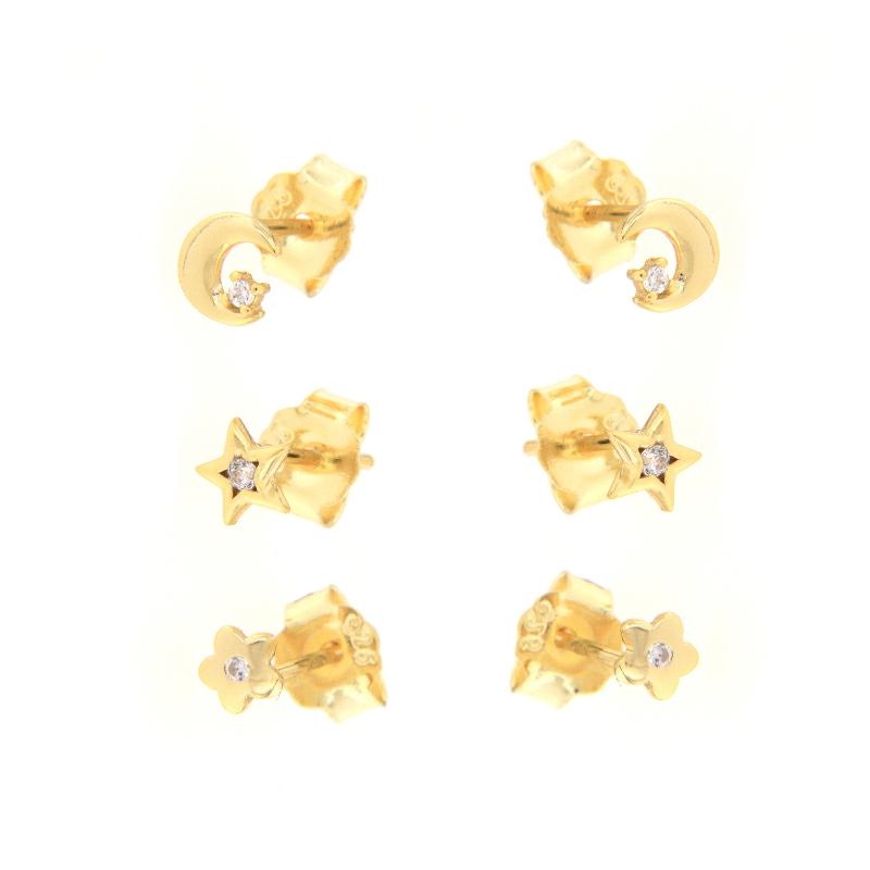 ORECCHINO ARGENTO ZIRCONE 2PZ
