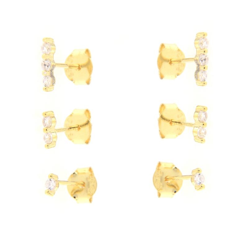 ORECCHINO ARGENTO ZIRCONE 2PZ