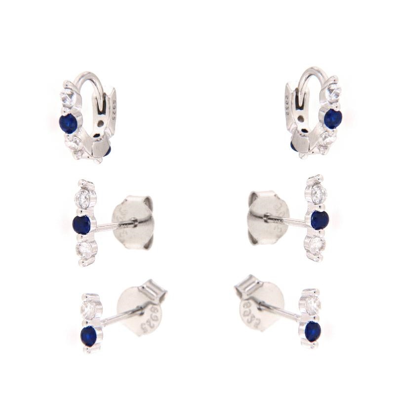 ORECCHINO ARGENTO ZIRCONE 2PZ