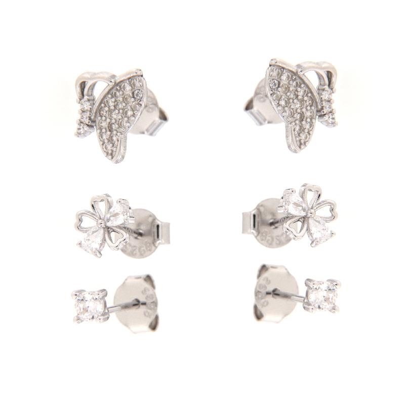 ORECCHINO ARGENTO ZIRCONE 2PZ
