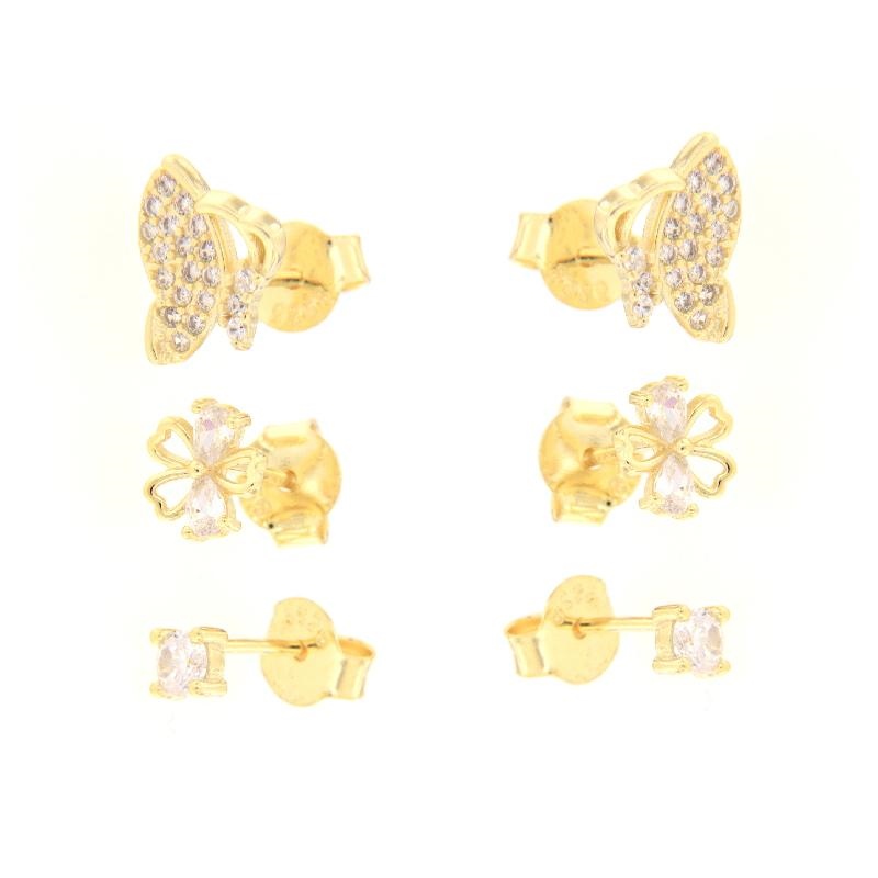 ORECCHINO ARGENTO ZIRCONE 2PZ