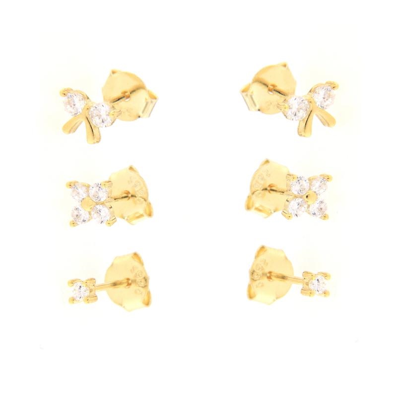 ORECCHINO ARGENTO ZIRCONE 2PZ