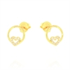 ORECCHINO ARGENTO ZIRCONE 3PZ