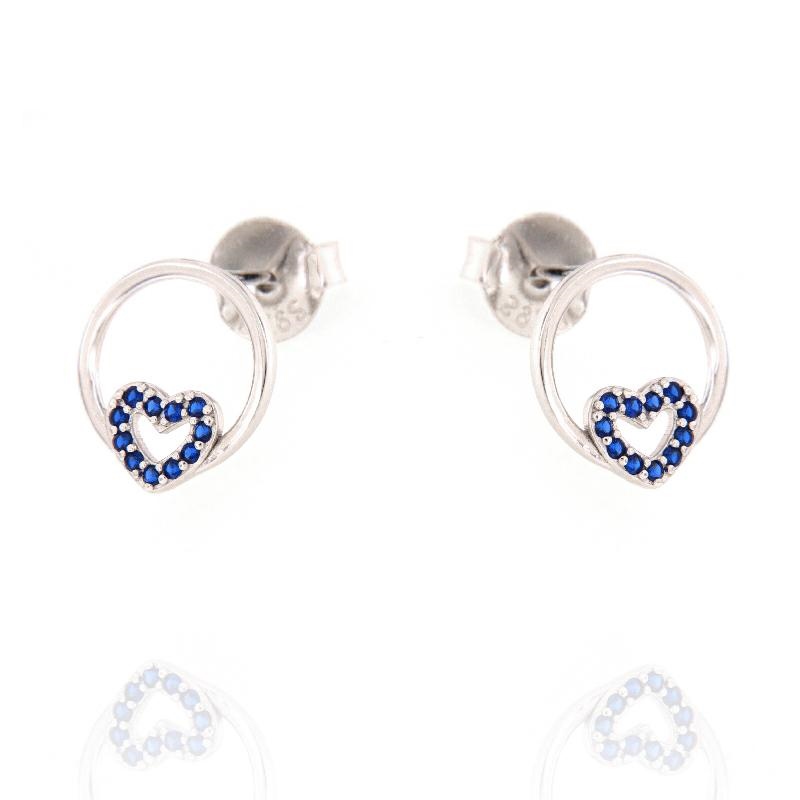 ORECCHINO ARGENTO ZIRCONE 3PZ