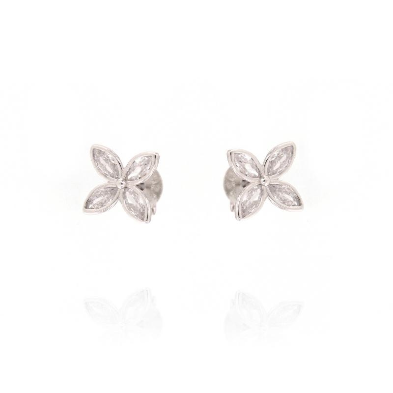 ORECCHINO ARGENTO ZIRCONE 3PZ