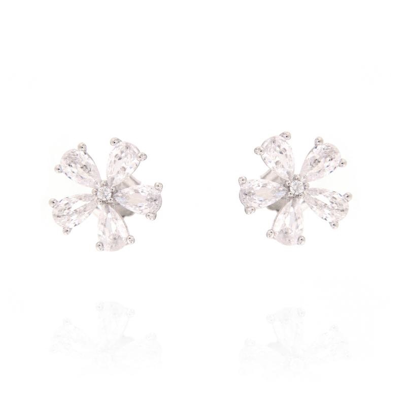 ORECCHINO ARGENTO ZIRCONE 3PZ